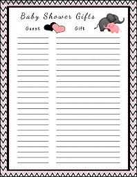 You can find them in our tulamama baby shower guest books. Shower Baby Free Printable Baby Shower Gift List Template