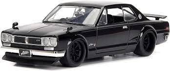 Fast Furious Brians Black Nissan Skyline 2000 Gt-r 124 Die Cast Vehicle In 2021 Nissan Skyline Nissan Skyline 2000 Jada Toys