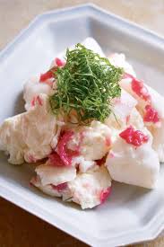 長芋とモッツァレッラの梅肉和え レシピ 料理 レシピ レシピ グルメな食べ物