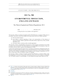 These regulations make amendments to legislation concerning environmental protection, flood risk management, waste and a number of pieces of legislation related to animal health. 2