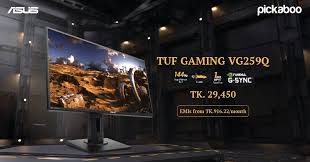 Sudah berakhir sesuai dengan surat pemberitahuan program bulan data pendidikan islam. Pickaboo Com Asus Tuf Gaming Vg259q Monitor With A Fast 144hz Refresh Rate Designed For Professional Gamers And Fast Paced Gameplay Price Tk 29 450 Only Enjoy 3 Years Brand Warranty Emis From