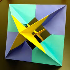 Origami Math Gives Spatially Gifted Students A Chance To Shine It Helps Students Follow Directions Origami And Math Modular Origami Origami Geometric Shapes