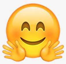 Hand Emoji Clipart 100 Percent - Hug Emoji Iphone Transparent PNG -  1200x1200 - Free Download on NicePNG