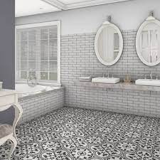 Click here to go to. Black White And Grey Decorative Pattern Porcelain Floor And Wall Tile Ebay