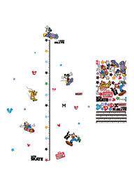 shop generic mickey height measurement chart removable wall