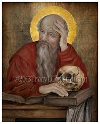 St. Jerome, Catholic Art Print, Doctor of the Church
