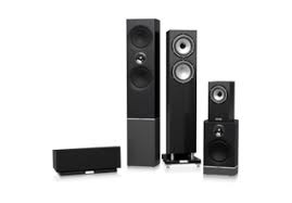 Tannoy Home A tv or projector and screen.