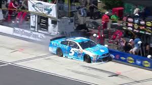 Kyle busch and kasey kahne were racing hard for a few. Kasey Kahne Wrecks Into Pit Road Wall At Pocono 2015 Nascar Sprint Cup Series August Youtube