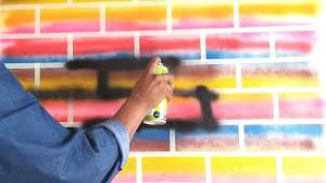 If you're looking for a way to make a bigger impact with. Colorful Brick Wall Techniques Wall Painting Ideas For Interior Design Youtube