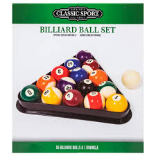 How to rack and break. Classic Sport Billiard Ball Set With Molded Triangle Official Size Walmart Com Walmart Com