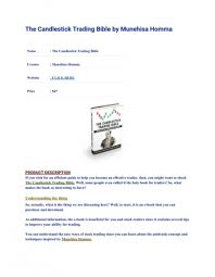 Check spelling or type a new query. The Candlestick Trading Bible By Munehisa Homma