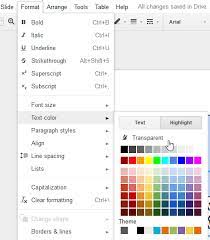 Semi Transparent Background For Google Presentation Text Box Web Applications Stack Exchange