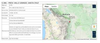 Maybe you would like to learn more about one of these? Registran Un Temblor De 5 3 Grados En Santa Cruz Bolivia Noticias Telesur
