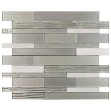 Kitchen backsplash tile is an easy diy design upgrade you can do yourself. Metro Linear Glass Peel And Stick Mosaic 12 X 12 100604826 Floor And Decor