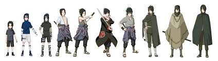 Uchiha Saskue Evolution Naruto Uchiha Sasuke Uchiha