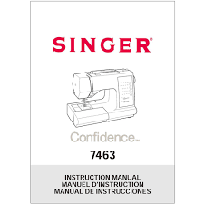 Instruction Manual, Singer 7463 Confidence : Sewing Parts Online
