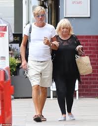 Judith adele finnigan is an english television presenter and writer. Judy Finnigan Walks Arm In Arm With Husband Richard Madeley In London Daily Mail Online