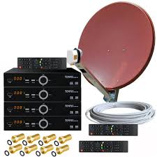 You can make order on ebay. Tv Video Audio 4 Tv Sat Anlage Tv 80cm Spiegel 4x Sat Receiver Hdtv Quad Lnb 0 1db Koaxialkabel Tv Receiver Set Top Boxen
