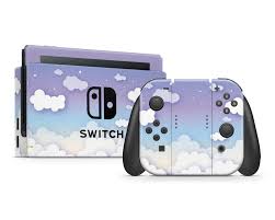 Clouds In The Sky Nintendo Switch Skin Gamer Console Joycon Etsy Nintendo Switch Accessories Gaming Accessories Nintendo Switch Games