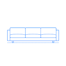 Couch Sofa Dimensions Drawings Dimensions Guide