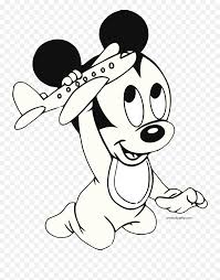 Download Free Disney Baby Mickey Mouse Picture Cartoon Black And White Disney Png Free Transparent Png Images Pngaaa Com