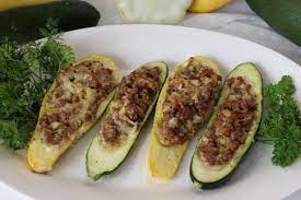 Stuffed Summer Squash Recipe Recipes Yellow Squash Recipes Summer Recipes Dinner
