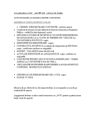 Se lucreaza de luni pana vineri, 8 ore. Acte Peste 45 De Ani Doc