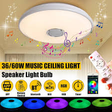Talking of the bedroom ceiling light, it differs in adults' rooms and kids' rooms. Buy Modern Led Ceiling Lights Home Lighting 36 60w App Bluetooth Music Light Bedroom Lamps Smart Ceiling Lamp At Affordable Prices Free Shipping Real Reviews With Photos Joom