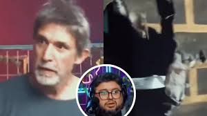 Se volvió loco! Pancho Melo destruyó el estudio del programa de Luis  Slimming