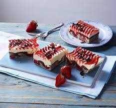 Mohn Erdbeer Donauwelle Rezept Lecker Rezept Kuchen Und Torten Backen Lecker