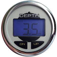Sea Ray Blue Backlit Oem Depth Finder With Air And Water Temperature Transom Mount Airmar Transducer You Can Get Mo Depth Finder Fish Finder Ice Fishing Diy
