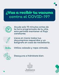 Para obtener más información sobre los riesgos, beneficios y . Secretaria De Salud Jalisco Preparate El Modelo Jalisco De Vacunacion Permite Garantizar La Aplicacion De La Vacuna Contra El Covid 19 Sin Hacer Largas Filas Y Optimizar El Tiempo Con Atencion De