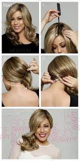 Side Swept Hair Tutorial Side Swept Hairstyles Hair Tutorial Side Curls Hairstyles