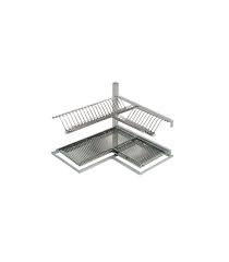 Nella sezione dedicata agli accessori per la cucina troverai vassoi, barattoli, scolapasta, scolapiatti, portaposate e portabottiglie tutti rigorosamente in plastica. Scolapiatti Per Pensile Ad Angolo Tecnoinox Inoxmatic