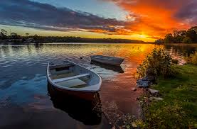 Fondos de Pantalla Ríos Amaneceres y atardeceres Barcos Fotografía ...