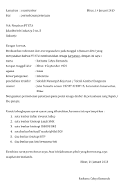Contoh Surat Lamaran Kerja Menarik Surat Kerja Menulis