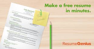 Free Resume Builder Create A Professional Resume Fast