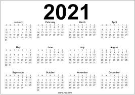 2021 yearly printable calendars in microsoft word, excel and pdf. 2021 Calendar Printable Free Free Download Hipi Info Calendars Printable Free
