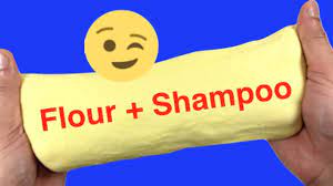 How to make flour and sugar fluffy slime without borax and glue#fluffyslime #slimerecipe #flour. Diy Slime With Flour And Shampoo Safe Slime Without Glue Youtube