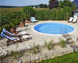 Mochten Sie Einen Urlaub Zu Hause Haben Ob Schwimmbad Teich Oder Whirlpool Wasser Macht Einen Haben Pool Landscaping Round Pool Small Inground Pool
