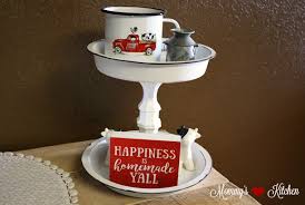 Maybe you would like to learn more about one of these? Mommy S Kitchen Diy Dollar Tree Farmhouse Tiered Tray