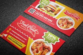 Restaurant business cards require colors that bring photos of your food and your brand to life. Food And Restaurant Business Card Restaurant Business Cards Free Business Card Templates Food And Restaurant Business