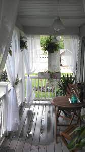 Front Porch With Curtains This Would Be So Cool My Sunny Gardens Porch Curtains House With Porch Porch Design