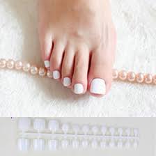 I asked why there was no acrylic on the toes and she. Wholesale Feet False Nails Buy Cheap In Bulk From China Suppliers With Coupon Dhgate Com
