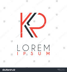 Logo Between Letter K Letter P Stock Vector Logo Kp Logo Pk Lettering Letter K Alphabet Line