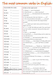 The 25 Most Common Verbs In English English Verbs Learn