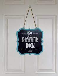 Covering A Door Hole With A Bathroom Sign Free Printable Door Signs Diy Printable Bathroom Signs Powder Room