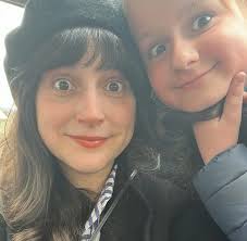 Here's to Pizza Lady! ✨ She who finds hope (and a slice of New York) when  things are *not going so well* “Together, we watched the pink sun disappear  into the thin