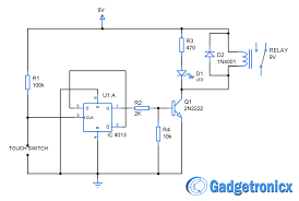 Check spelling or type a new query. Touch Switch Circuit Diagram Using Flip Flop Gadgetronicx