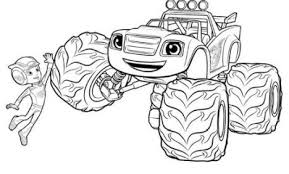 Blaze and the monster machine. Blaze And The Monster Machines Coloring Pages Part 4